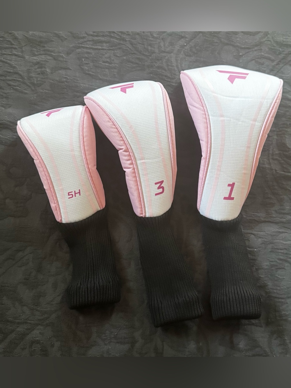 NEW Set Of 3 Top Flite Golf Head Covers